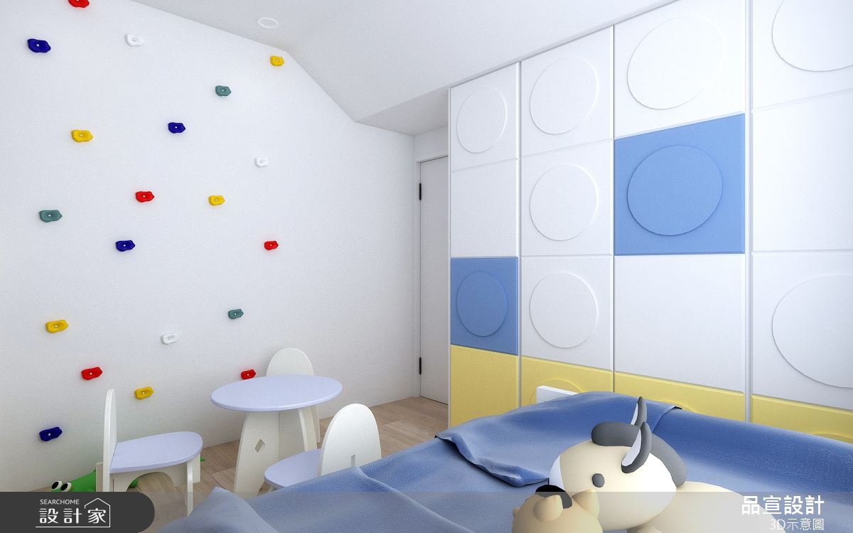 28坪老屋(16~30年)＿現代風臥室兒童房兒童房案例圖片＿品宣室內裝修設計＿品宣_貓寂之15