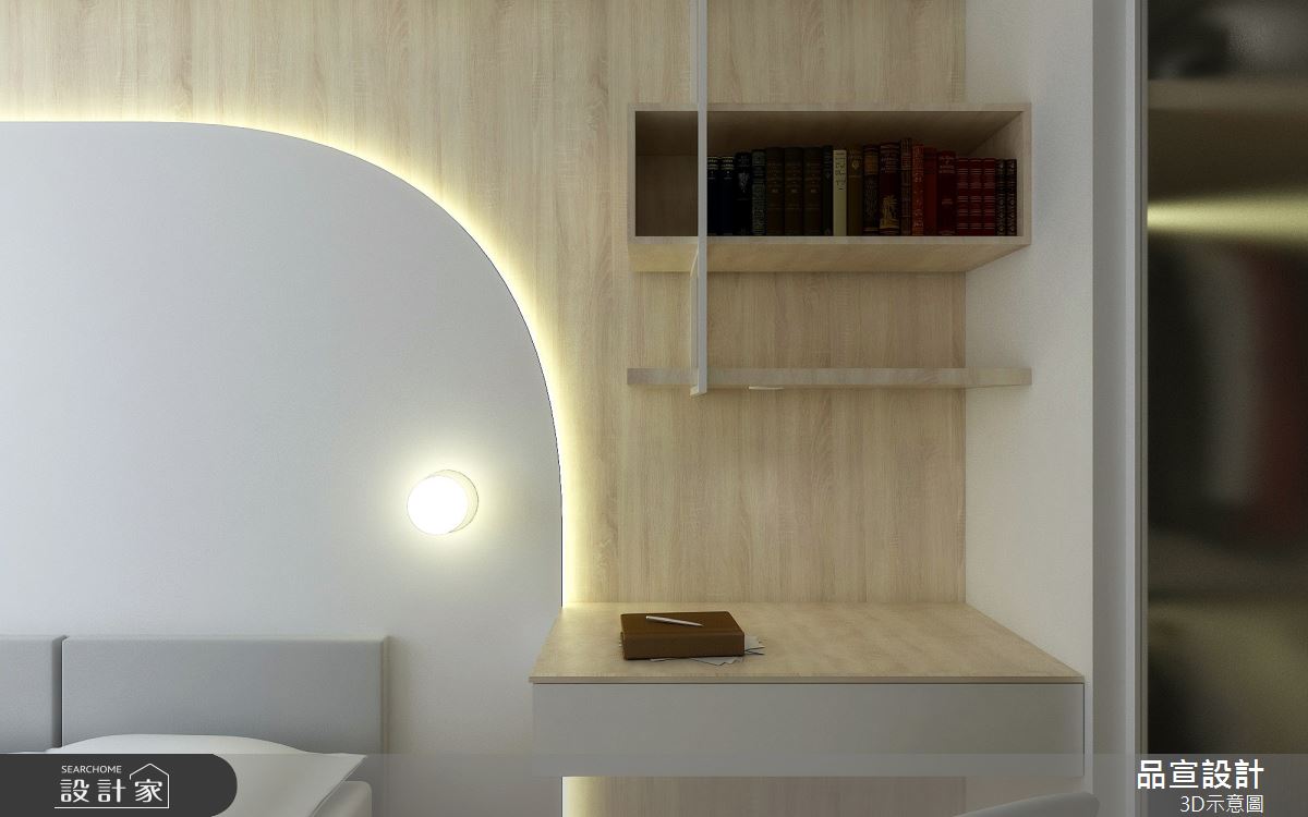 28坪老屋(16~30年)＿現代風臥室案例圖片＿品宣室內裝修設計＿品宣_貓寂之11