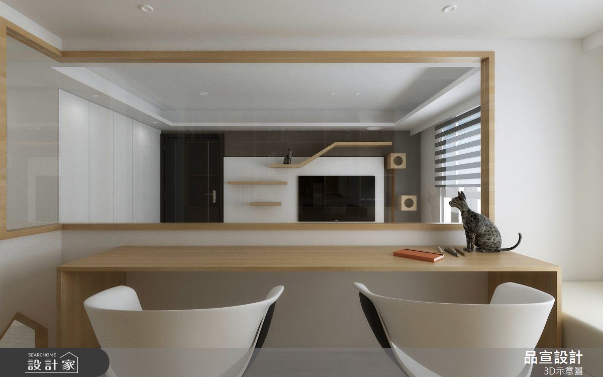 28坪老屋(16~30年)＿現代風書房案例圖片＿品宣室內裝修設計＿品宣_貓寂之5