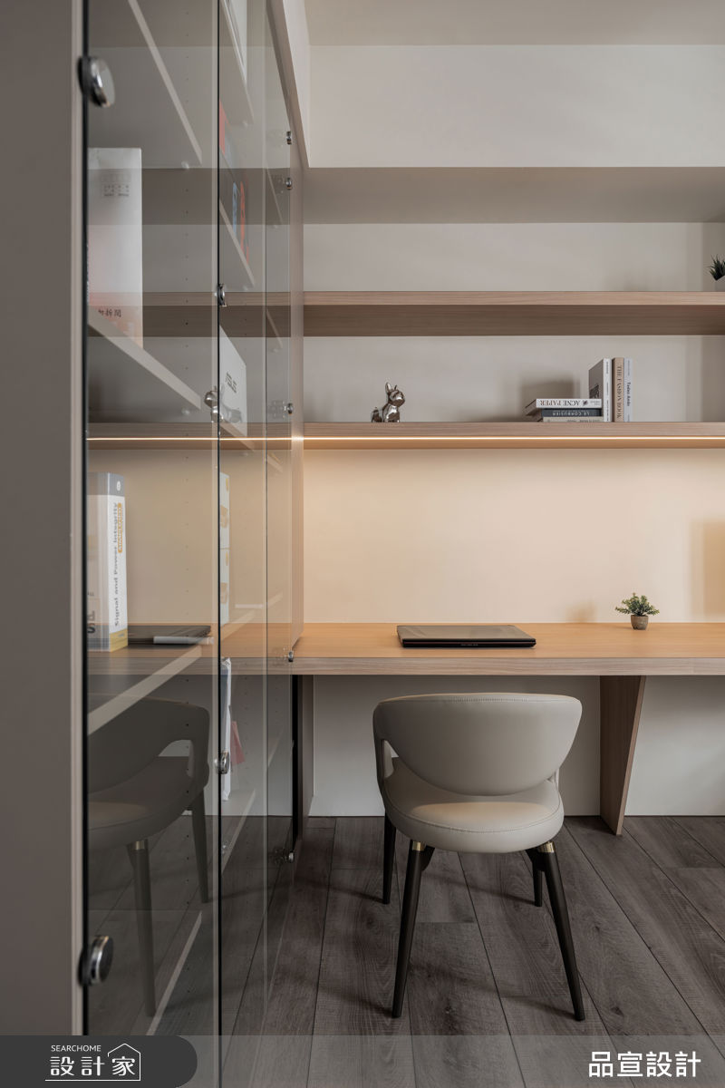 46坪預售屋＿現代風書房案例圖片＿品宣室內裝修設計＿品宣_隱約丘嶺之9