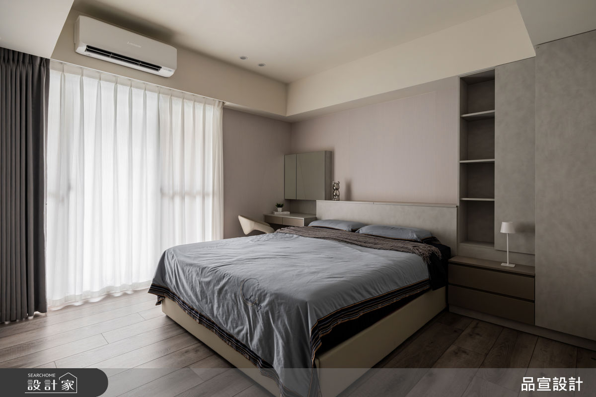 46坪預售屋＿現代風臥室案例圖片＿品宣室內裝修設計＿品宣_隱約丘嶺之10