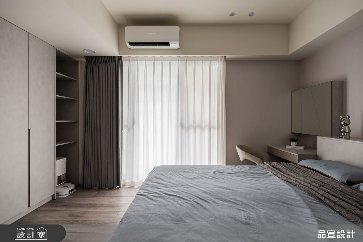 46坪預售屋＿現代風臥室案例圖片＿品宣室內裝修設計＿品宣_隱約丘嶺之11