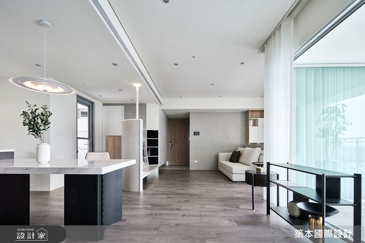 37坪新成屋(5年以下)＿現代風客廳餐廳案例圖片＿築本國際設計＿築本_話白之3
