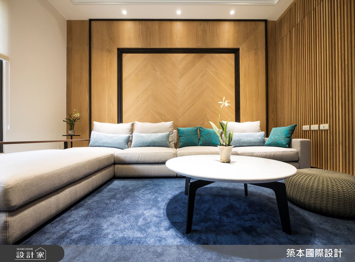 77坪新成屋(5年以下)＿新中式風客廳案例圖片＿築本國際設計＿築本_竹韻之2