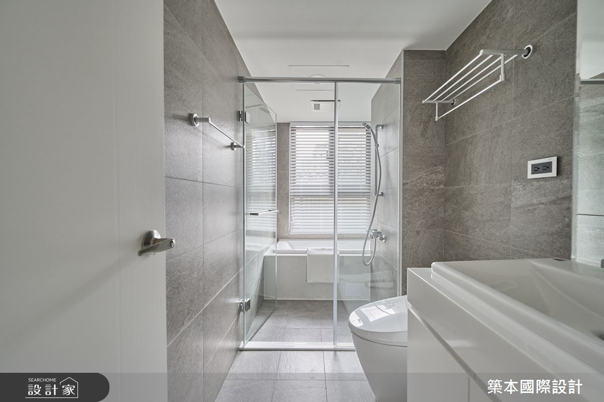 18坪新古屋(10年以下)＿侘寂風浴室案例圖片＿築本國際設計＿築本_薄暮素語之16