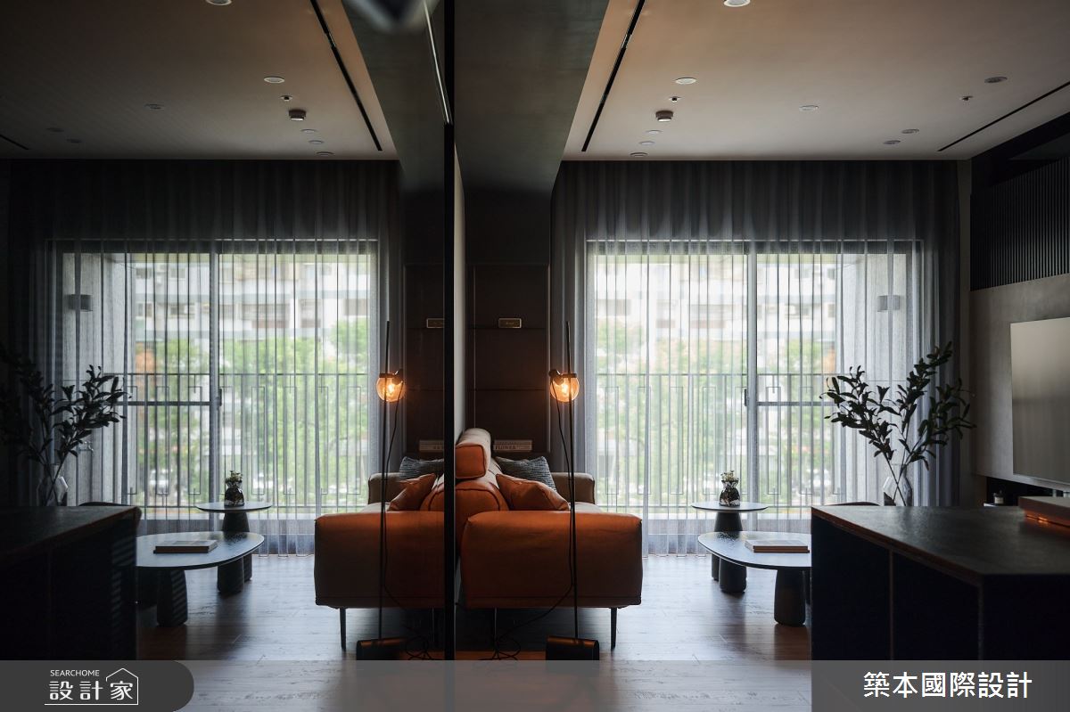 27坪預售屋＿輕奢風客廳案例圖片＿築本國際設計＿築本_緩拍之5
