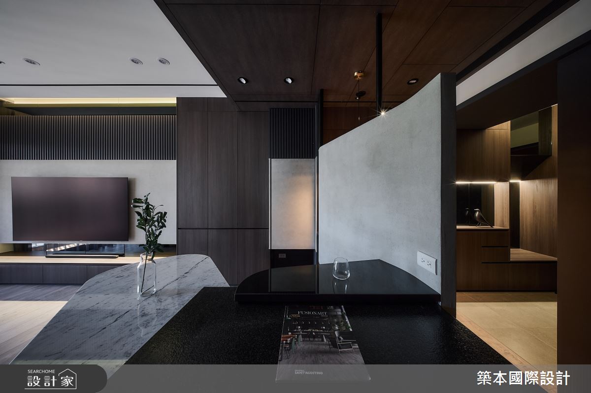 27坪預售屋＿輕奢風玄關餐廳中島案例圖片＿築本國際設計＿築本_緩拍之8