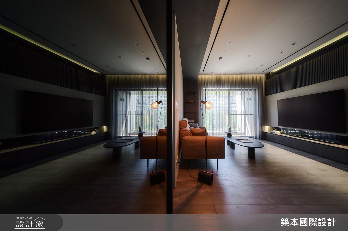 27坪預售屋＿輕奢風客廳案例圖片＿築本國際設計＿築本_緩拍之6