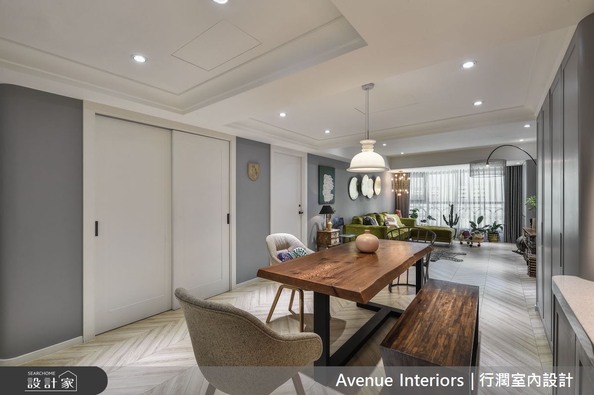 老屋(31~40年)＿混搭風客廳餐廳案例圖片＿行濶室內裝修設計有限公司＿行濶_02之6