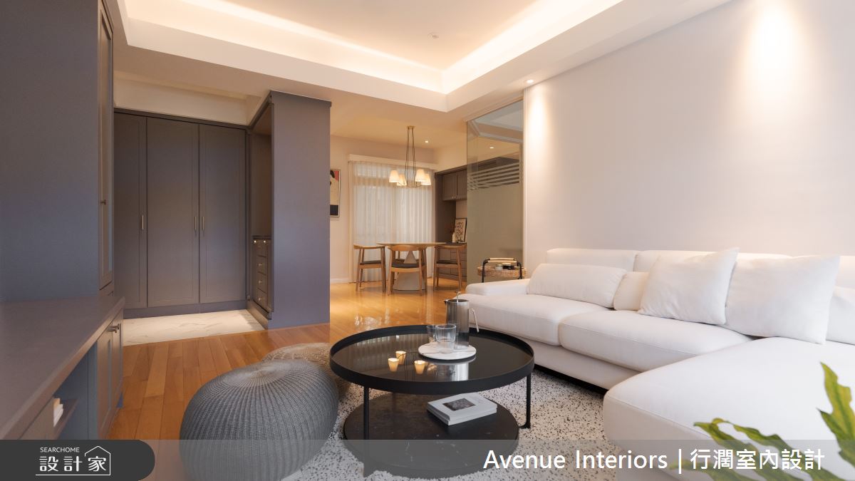31坪老屋(16~30年)＿美式風玄關客廳餐廳案例圖片＿行濶室內裝修設計有限公司＿行濶_03之6