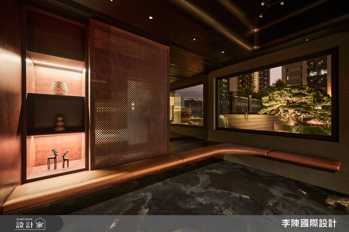 55坪毛胚屋＿現代風玄關案例圖片＿李陳國際設計有限公司＿李陳_Wang Mansion 青埔中悅八京王府之5