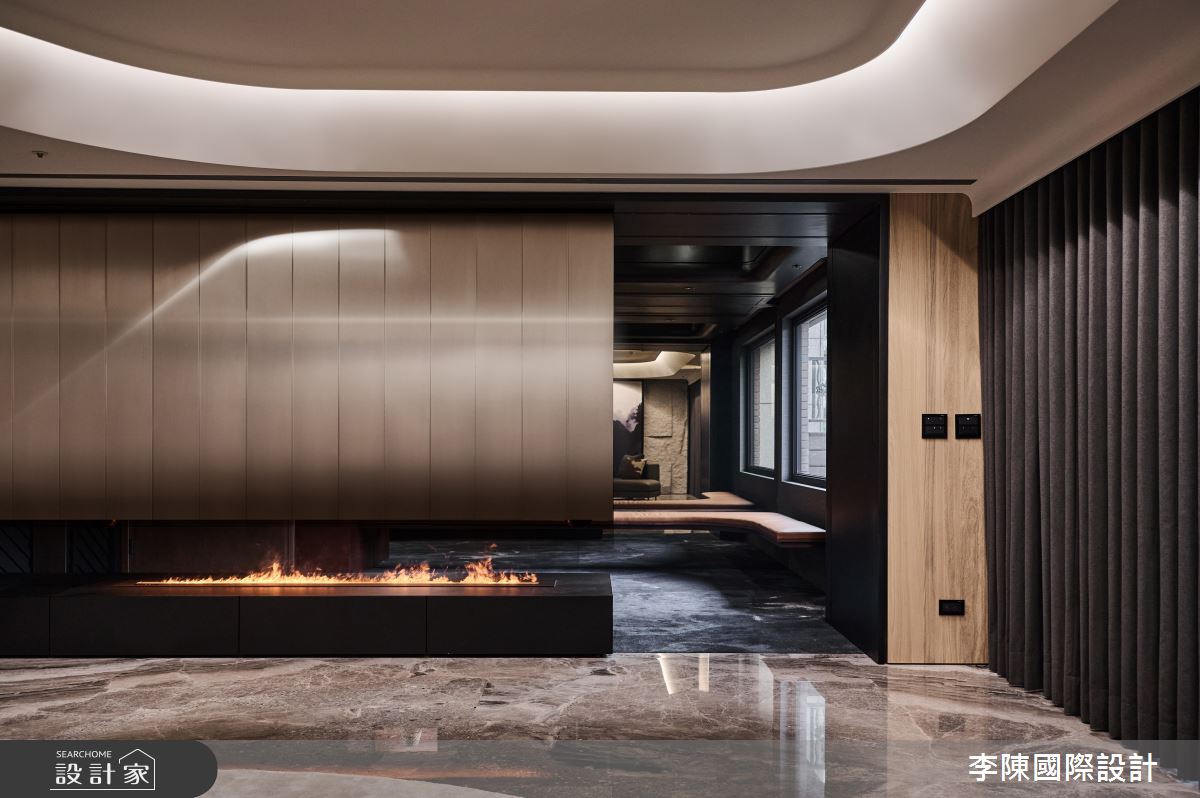 55坪毛胚屋＿現代風客廳案例圖片＿李陳國際設計有限公司＿李陳_Wang Mansion 青埔中悅八京王府之10