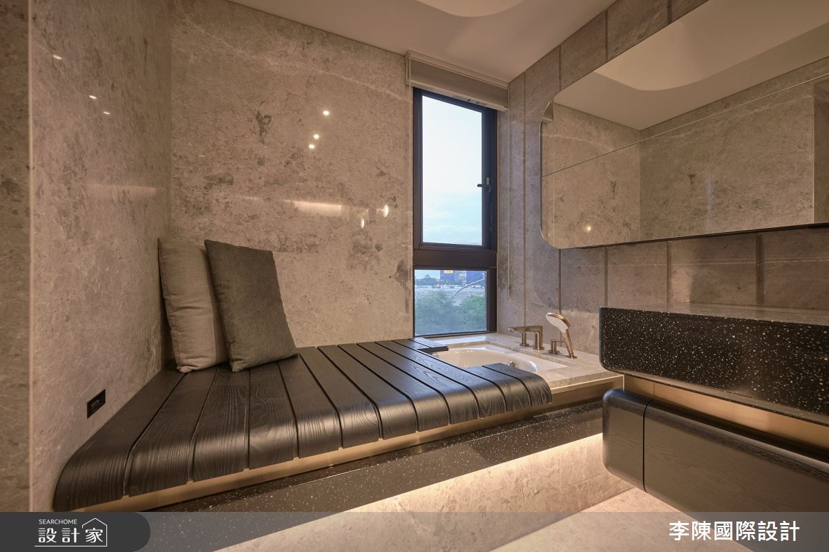 55坪毛胚屋＿現代風浴室案例圖片＿李陳國際設計有限公司＿李陳_Wang Mansion 青埔中悅八京王府之28