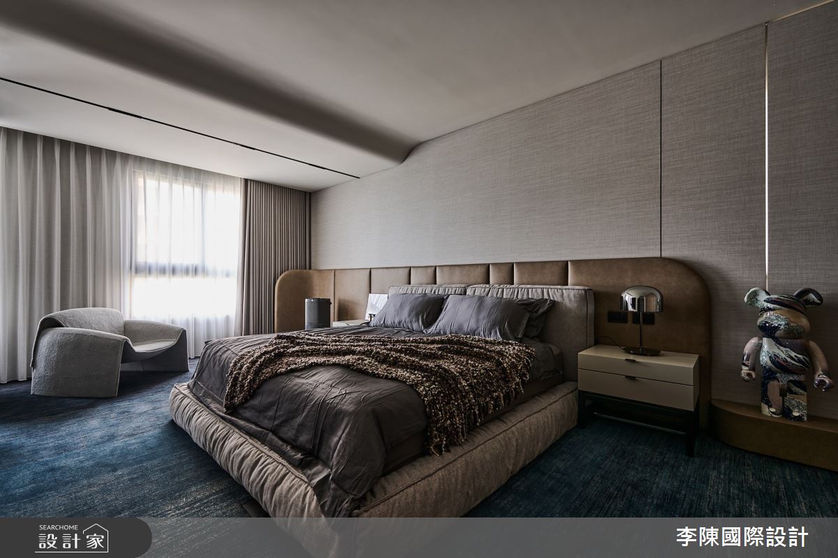 55坪毛胚屋＿現代風臥室案例圖片＿李陳國際設計有限公司＿李陳_Wang Mansion 青埔中悅八京王府之38