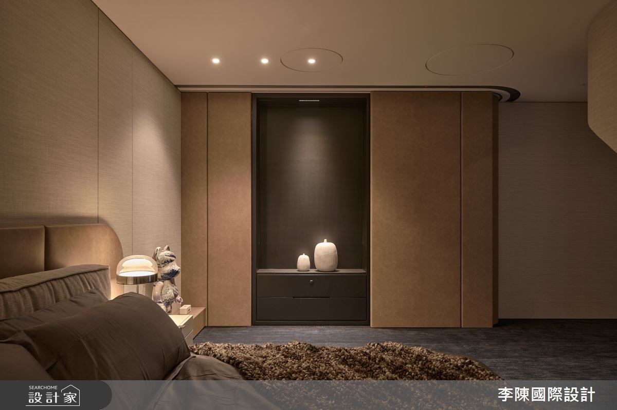 55坪毛胚屋＿現代風臥室案例圖片＿李陳國際設計有限公司＿李陳_Wang Mansion 青埔中悅八京王府之37