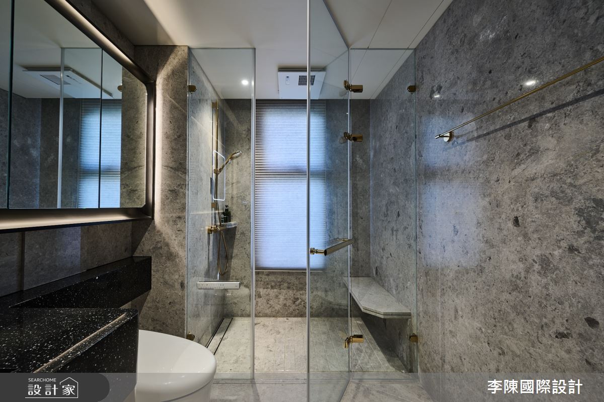 55坪毛胚屋＿現代風浴室案例圖片＿李陳國際設計有限公司＿李陳_Wang Mansion 青埔中悅八京王府之41