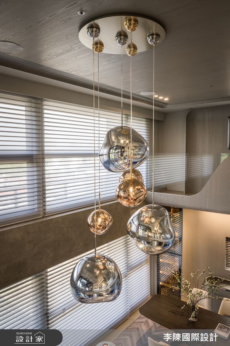 95坪毛胚屋＿現代風客廳案例圖片＿李陳國際設計有限公司＿李陳_JLTW Mansion 內湖麗山李府之18