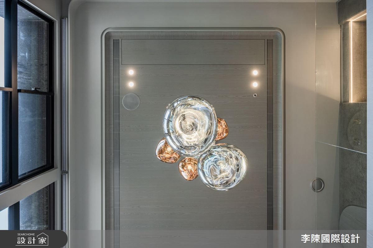 95坪毛胚屋＿現代風客廳案例圖片＿李陳國際設計有限公司＿李陳_JLTW Mansion 內湖麗山李府之17