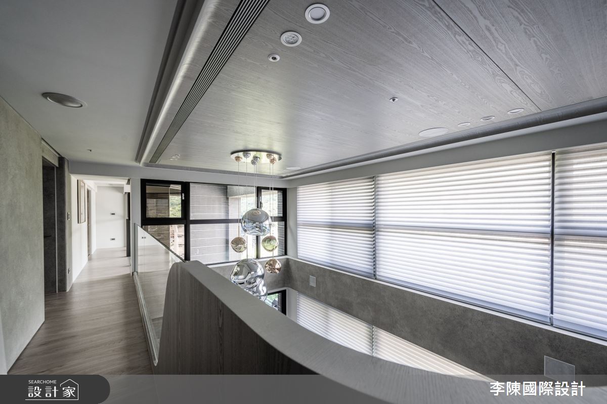 95坪毛胚屋＿現代風走廊案例圖片＿李陳國際設計有限公司＿李陳_JLTW Mansion 內湖麗山李府之26