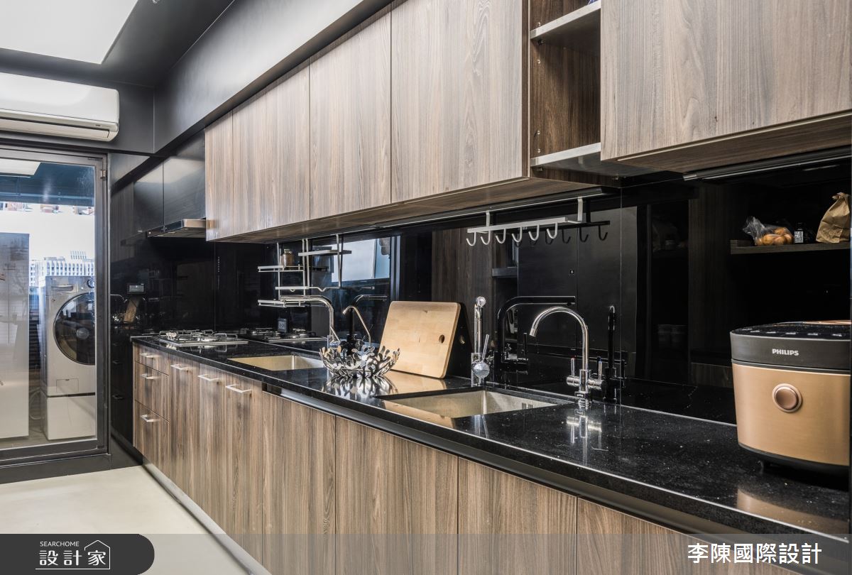 95坪毛胚屋＿現代風廚房案例圖片＿李陳國際設計有限公司＿李陳_JLTW Mansion 內湖麗山李府之20