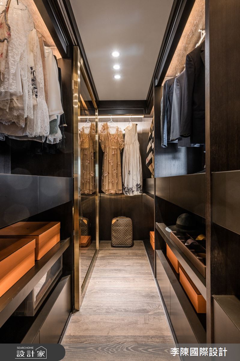 95坪毛胚屋＿現代風更衣間案例圖片＿李陳國際設計有限公司＿李陳_JLTW Mansion 內湖麗山李府之40