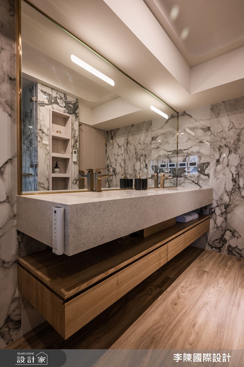 95坪毛胚屋＿現代風浴室案例圖片＿李陳國際設計有限公司＿李陳_JLTW Mansion 內湖麗山李府之44