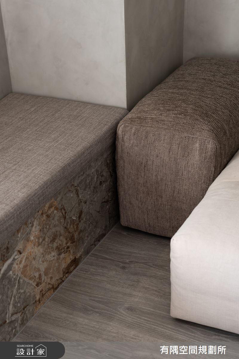 56坪預售屋＿侘寂風客廳案例圖片＿有隅空間規劃所＿有隅_01.WA之9