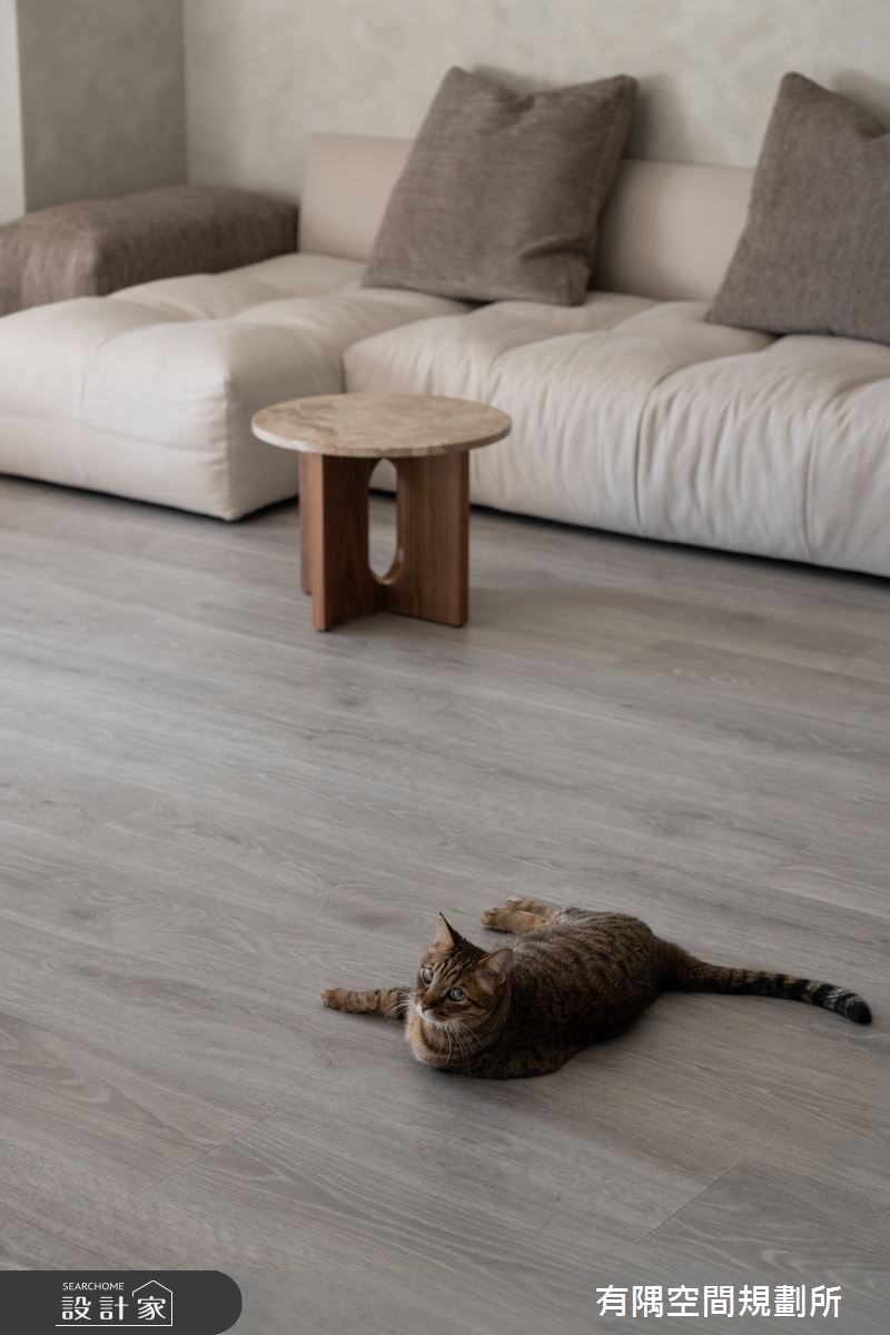 56坪預售屋＿侘寂風客廳案例圖片＿有隅空間規劃所＿有隅_01.WA之10