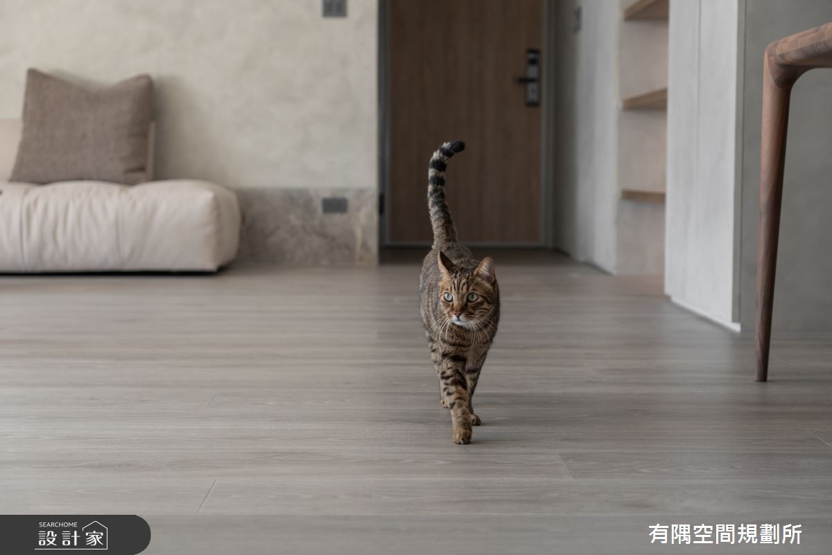 56坪預售屋＿侘寂風玄關客廳案例圖片＿有隅空間規劃所＿有隅_01.WA之12