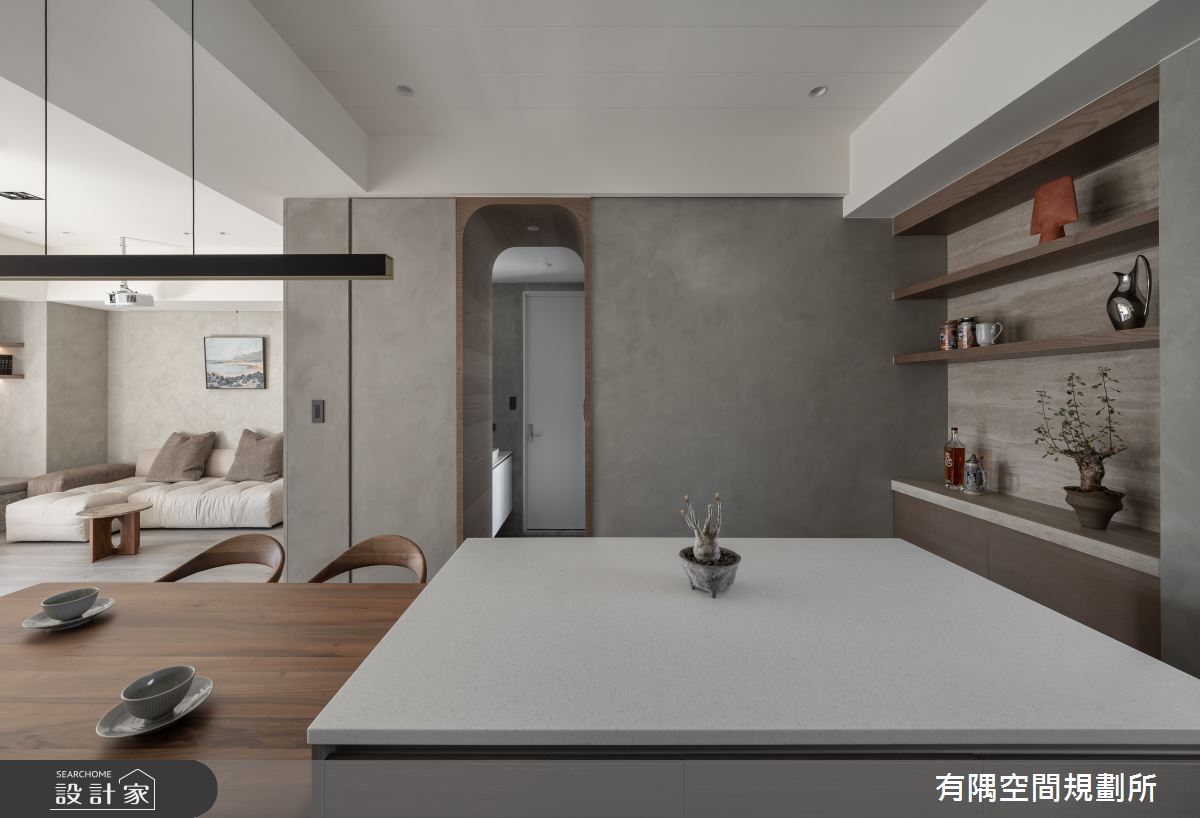 56坪預售屋＿侘寂風餐廳浴室中島案例圖片＿有隅空間規劃所＿有隅_01.WA之19