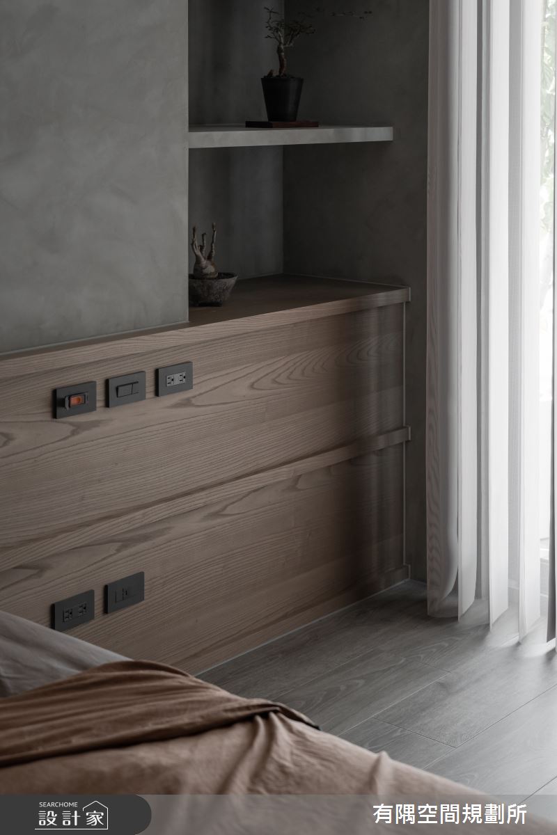 56坪預售屋＿侘寂風臥室案例圖片＿有隅空間規劃所＿有隅_01.WA之29