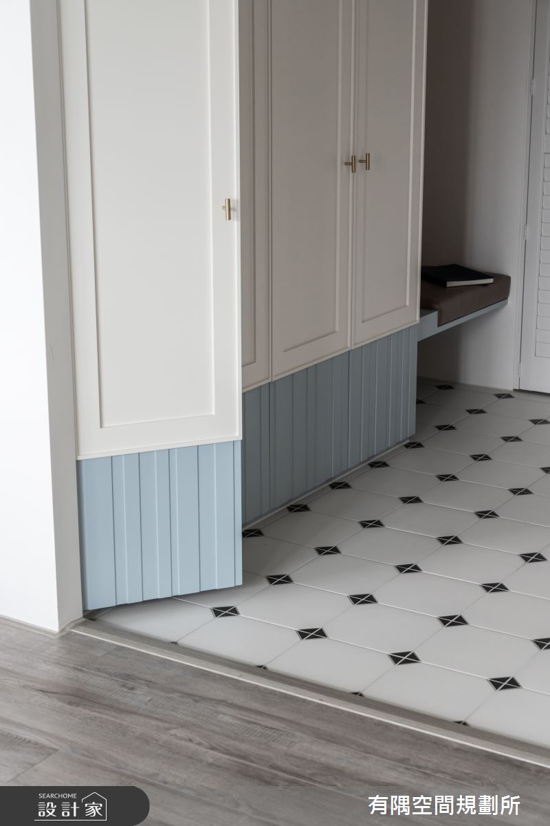 45坪預售屋＿現代美式風玄關案例圖片＿有隅空間規劃所＿有隅_02.Patty House之4