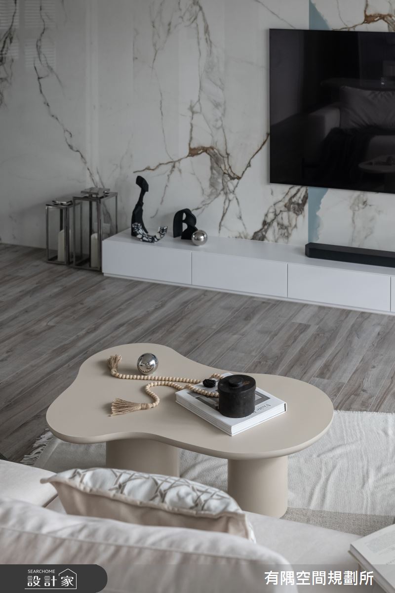 45坪預售屋＿現代美式風客廳案例圖片＿有隅空間規劃所＿有隅_02.Patty House之10