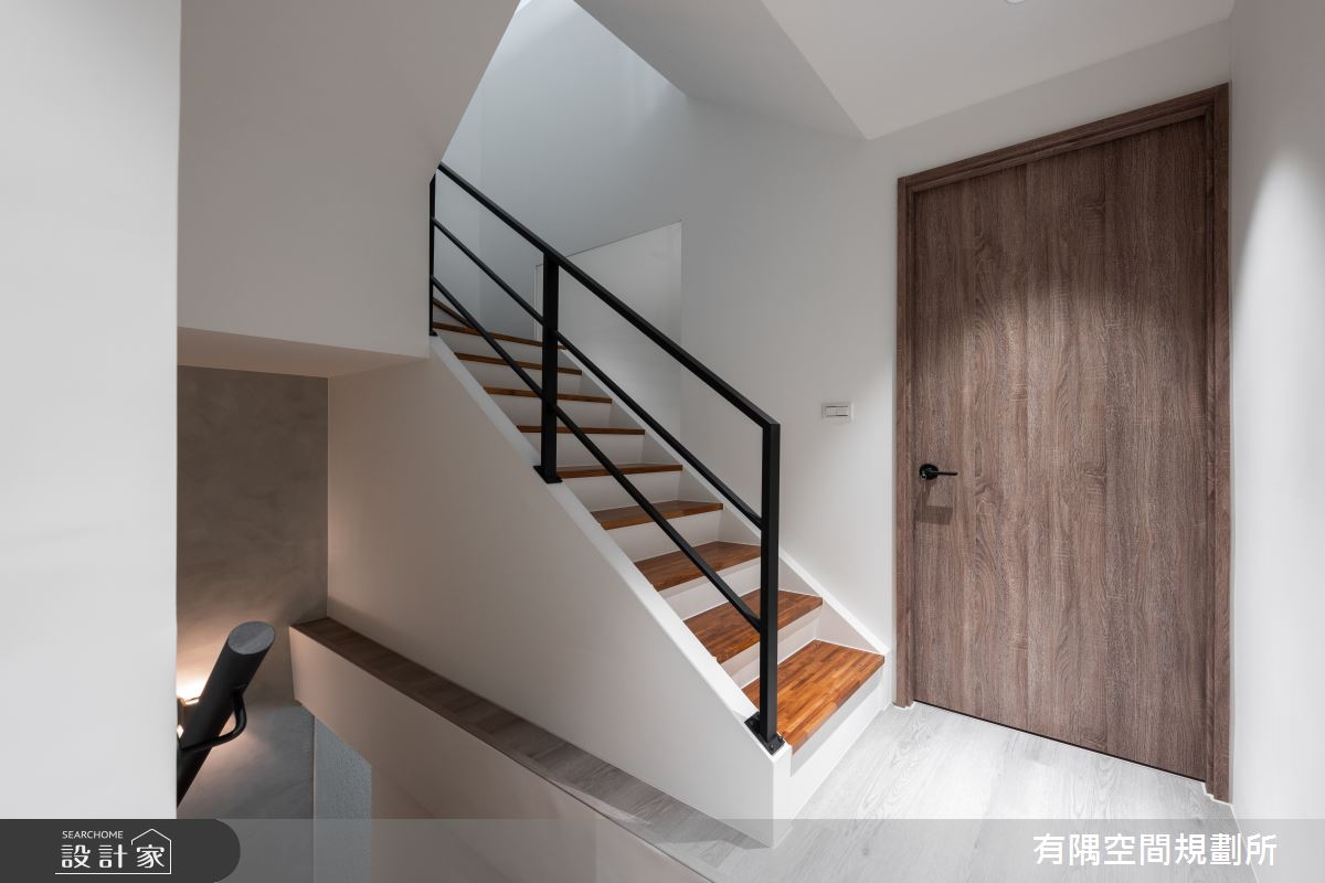31坪老屋(41~50年)＿混搭風樓梯案例圖片＿有隅空間規劃所＿有隅_04.L宅之19
