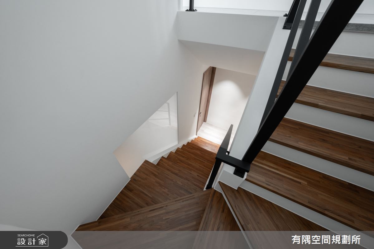 31坪老屋(41~50年)＿混搭風樓梯案例圖片＿有隅空間規劃所＿有隅_04.L宅之21