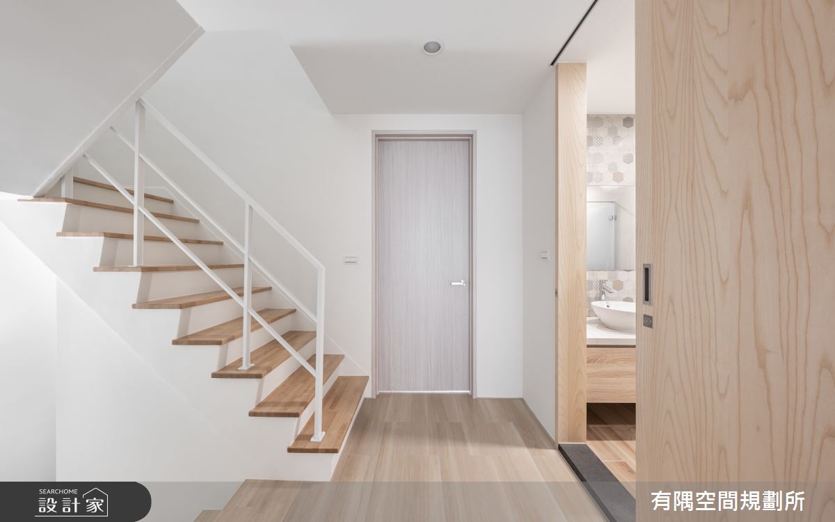 50坪老屋(41~50年)＿混搭風樓梯案例圖片＿有隅空間規劃所＿有隅_07.Wonder House之27