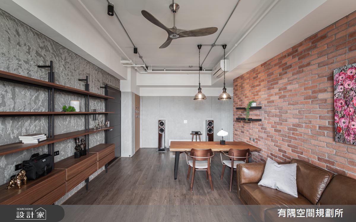 40坪新成屋(5年以下)＿工業風客廳餐廳案例圖片＿有隅空間規劃所＿有隅_09.Little Sasha之3