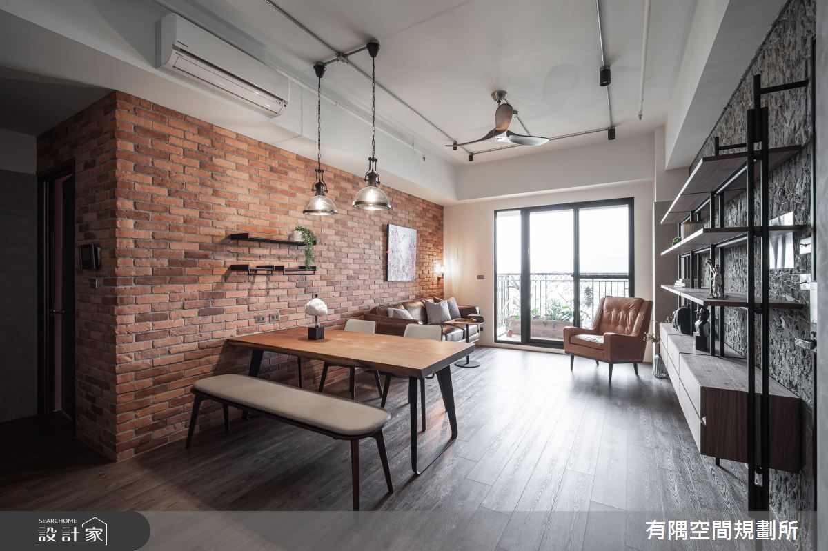 40坪新成屋(5年以下)＿工業風客廳餐廳案例圖片＿有隅空間規劃所＿有隅_09.Little Sasha之4