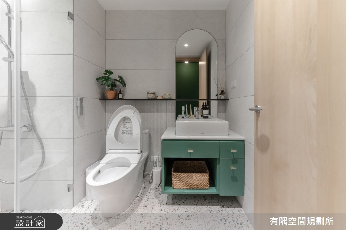 24坪新成屋(5年以下)＿現代北歐風浴室案例圖片＿有隅空間規劃所＿有隅_10.Girl & Girl之21