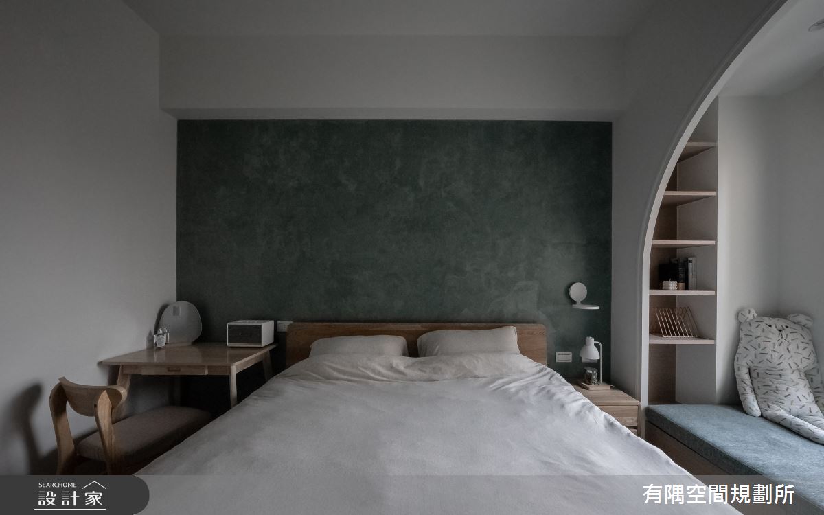 24坪新成屋(5年以下)＿現代北歐風臥室臥榻案例圖片＿有隅空間規劃所＿有隅_10.Girl & Girl之25