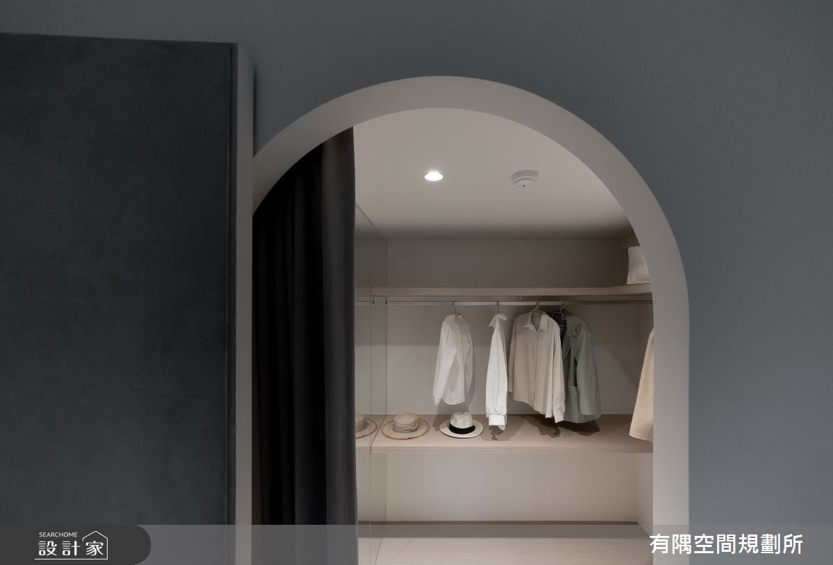 24坪新成屋(5年以下)＿現代北歐風更衣間案例圖片＿有隅空間規劃所＿有隅_10.Girl & Girl之37