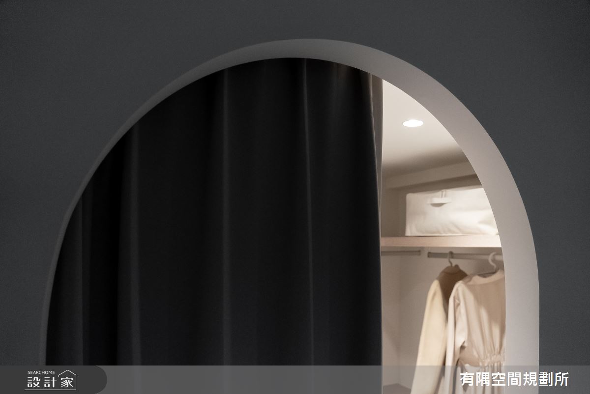 24坪新成屋(5年以下)＿現代北歐風更衣間案例圖片＿有隅空間規劃所＿有隅_10.Girl & Girl之38