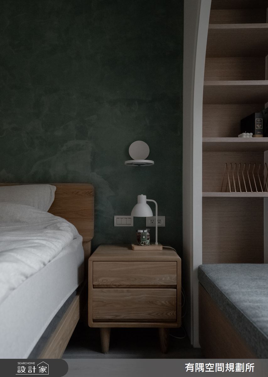 24坪新成屋(5年以下)＿現代北歐風臥室臥榻案例圖片＿有隅空間規劃所＿有隅_10.Girl & Girl之30