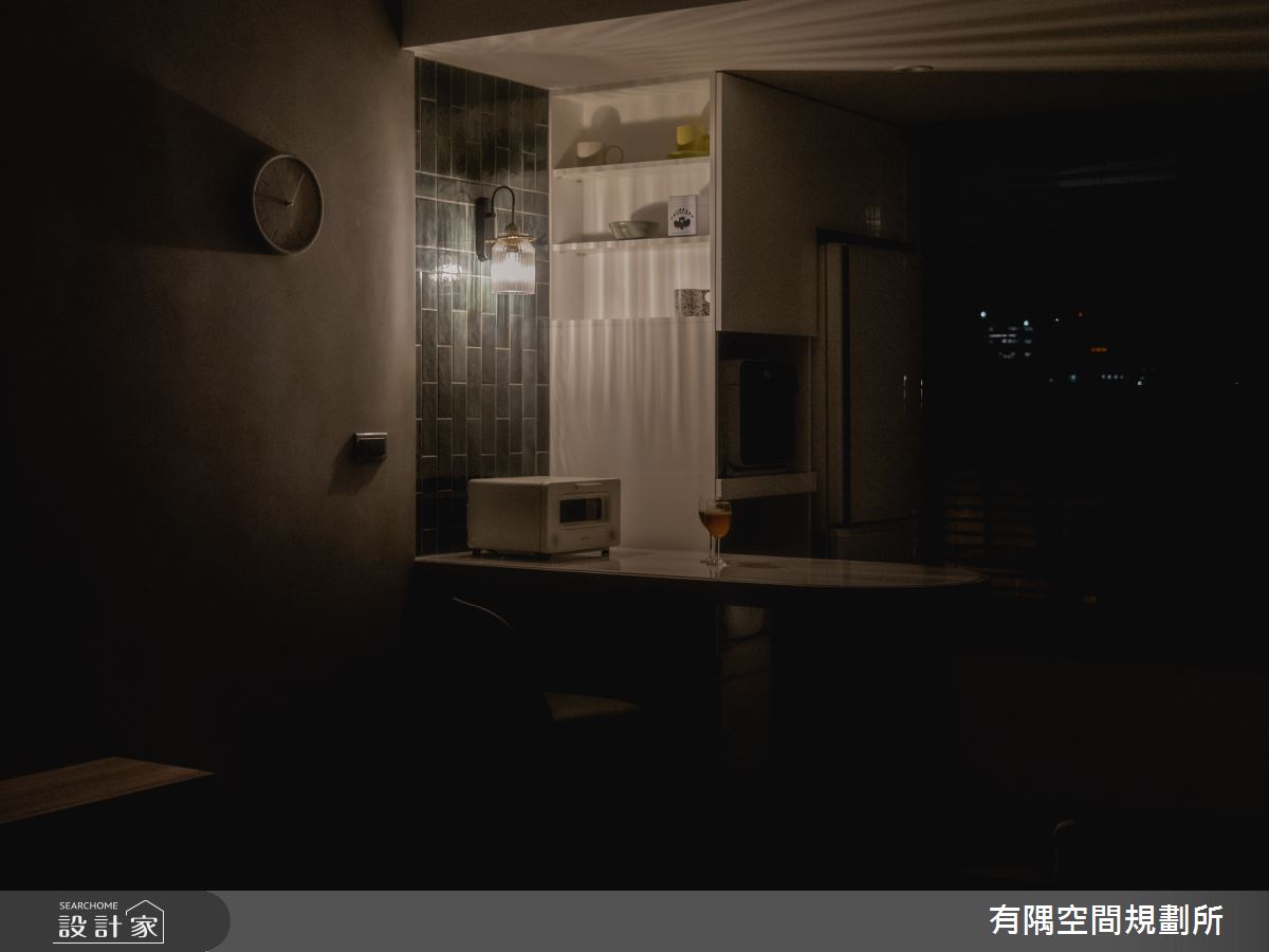 24坪新成屋(5年以下)＿現代北歐風餐廳吧檯中島案例圖片＿有隅空間規劃所＿有隅_10.Girl & Girl之51