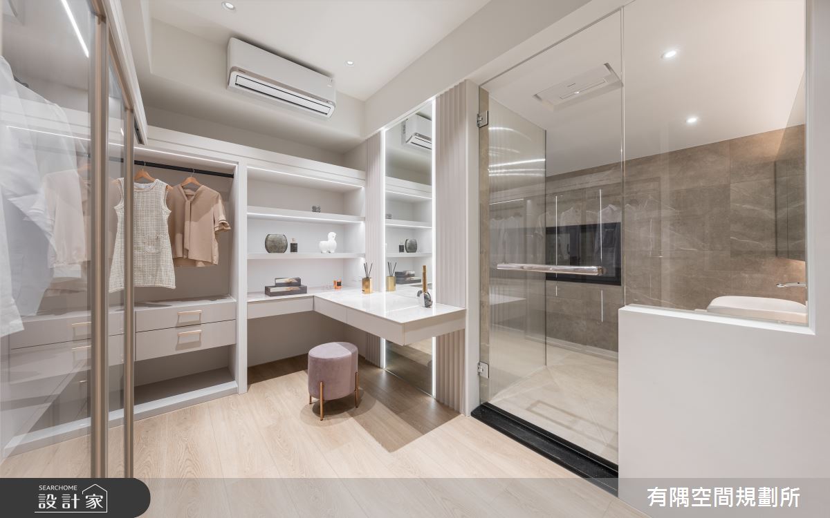 37坪老屋(41~50年)＿現代風更衣間案例圖片＿有隅空間規劃所＿有隅_11.MK Space之32