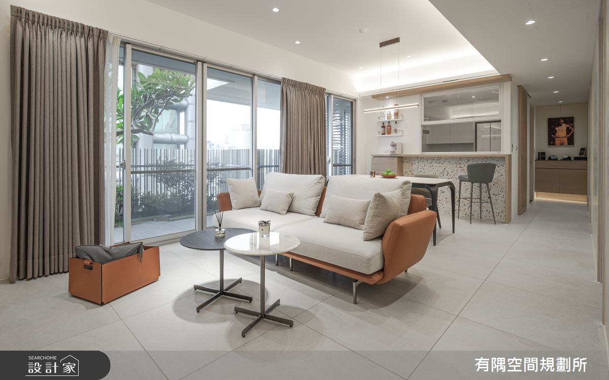 51坪預售屋＿混搭風客廳餐廳吧檯中島案例圖片＿有隅空間規劃所＿有隅_12.Mr.J home之12