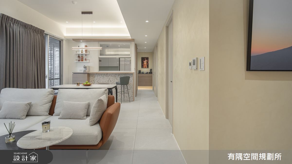 51坪預售屋＿混搭風客廳餐廳吧檯中島案例圖片＿有隅空間規劃所＿有隅_12.Mr.J home之20
