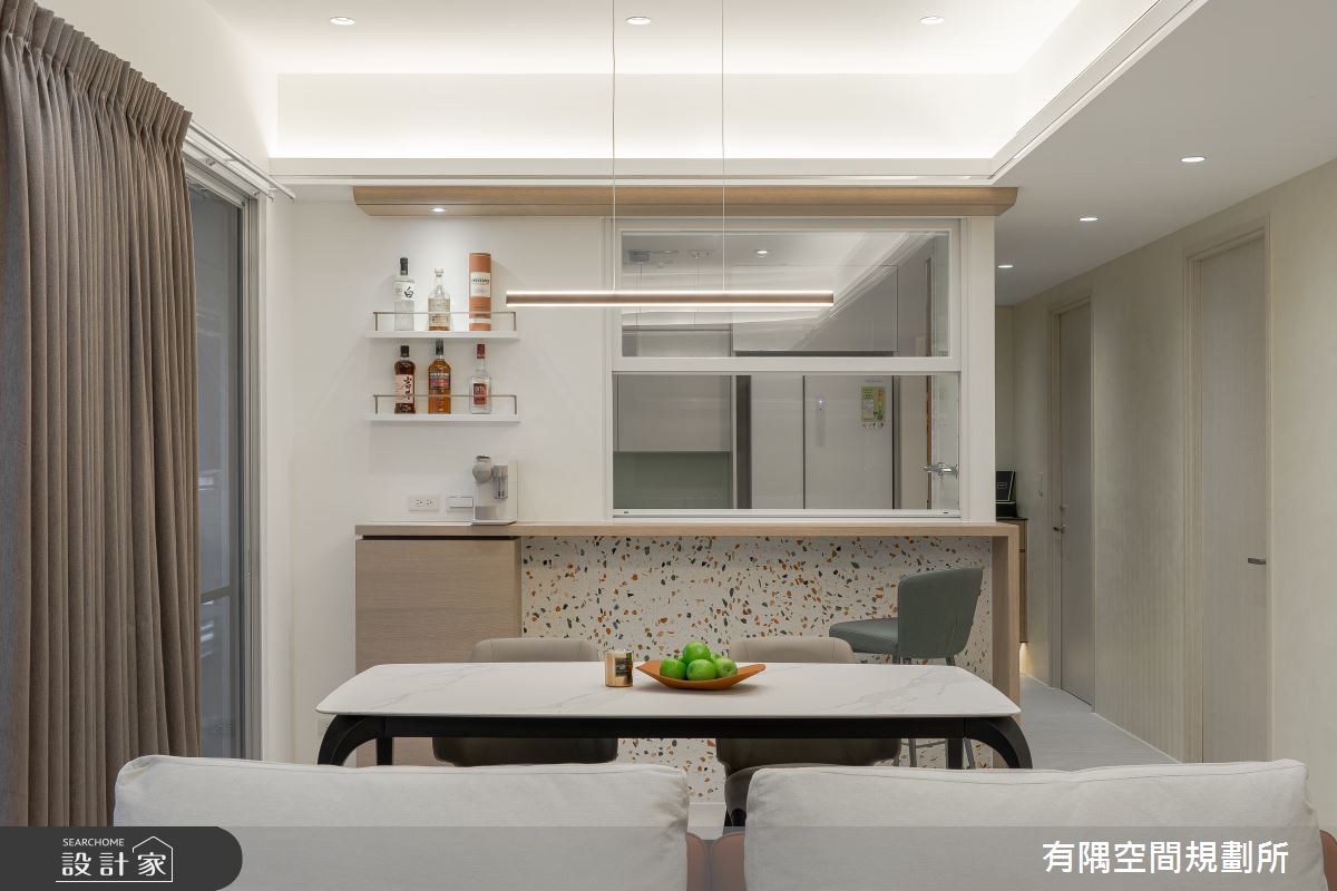 51坪預售屋＿混搭風餐廳吧檯中島案例圖片＿有隅空間規劃所＿有隅_12.Mr.J home之23