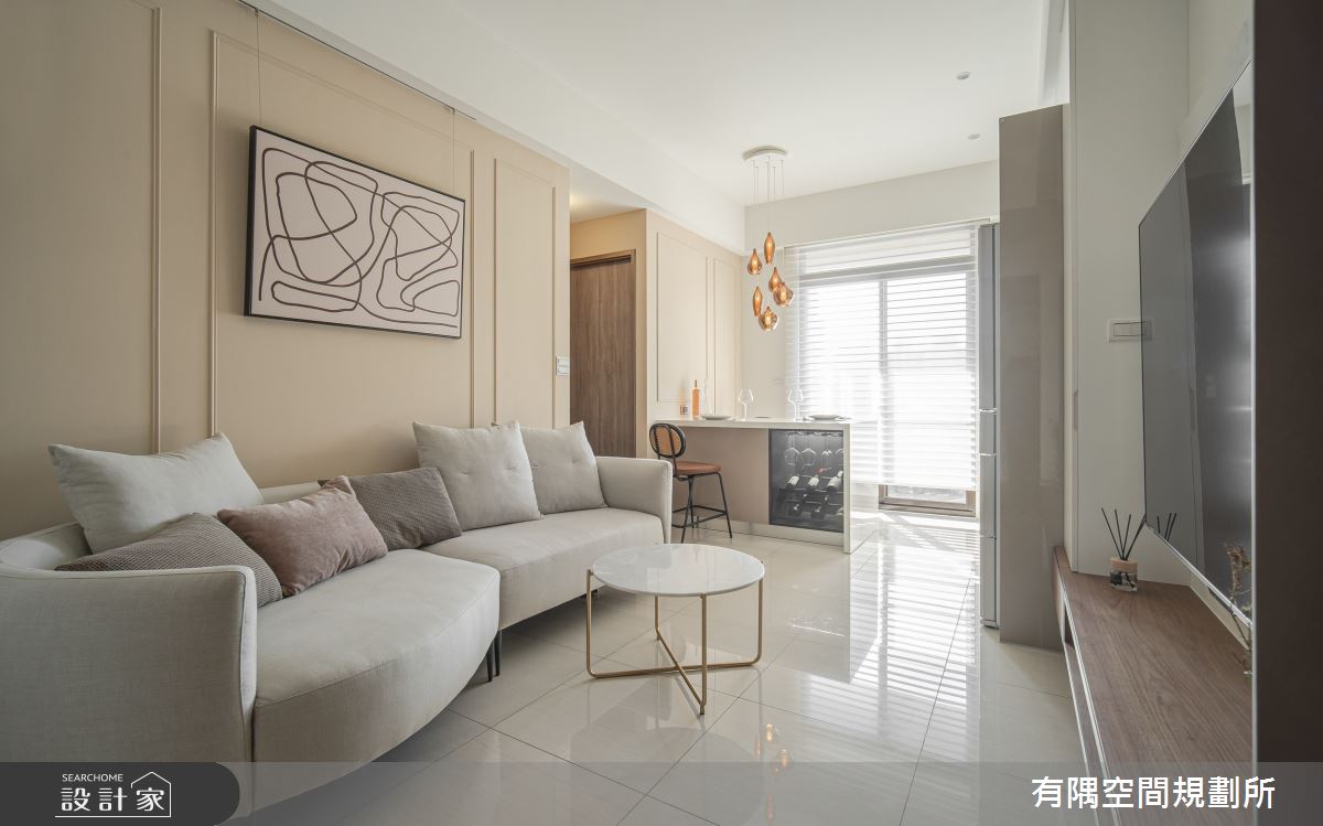 24坪新成屋(5年以下)＿現代風客廳餐廳廚房案例圖片＿有隅空間規劃所＿有隅_13.Ciao!之3