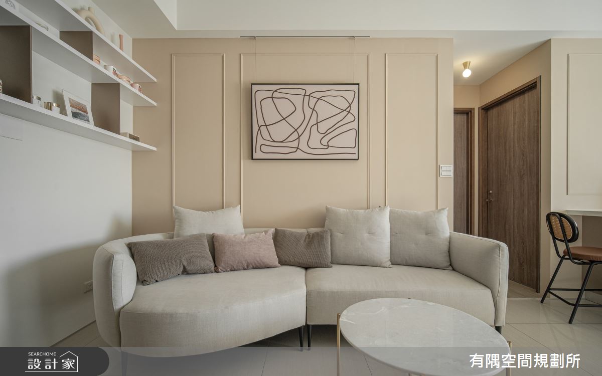 24坪新成屋(5年以下)＿現代風客廳案例圖片＿有隅空間規劃所＿有隅_13.Ciao!之2